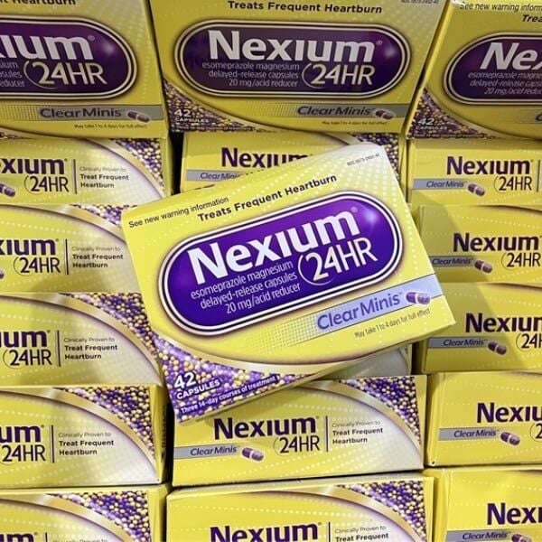 Viên Uống Nexium 24hr Hỗ Trợ Đau Bao Tử Viêm Loét Dạ Dày Mỹ Chính Hãng