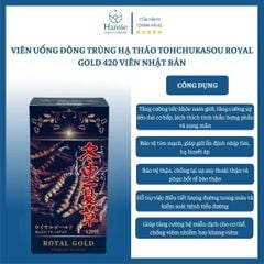Viên Uống Đông Trùng Hạ Thảo Của Nhật Tohchukasou Royal Gold (420 Viên)