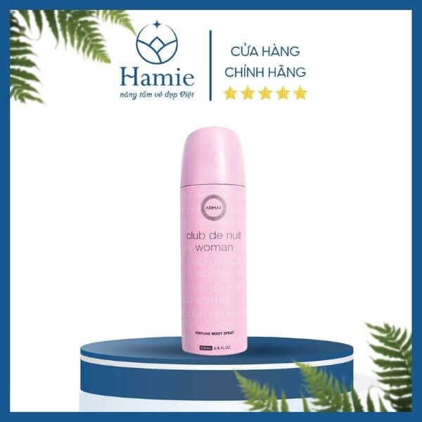 Xịt Thơm Toàn Thân Armaf Club de Nuit 200ml Ả Rập