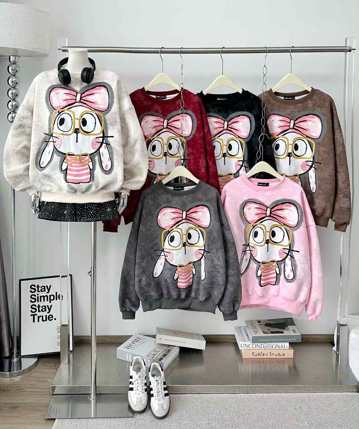  áo nỉ thỏ xinh H2 