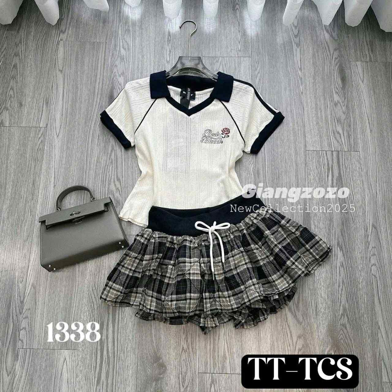  Set áo ren bad + cvay kẻ B53 