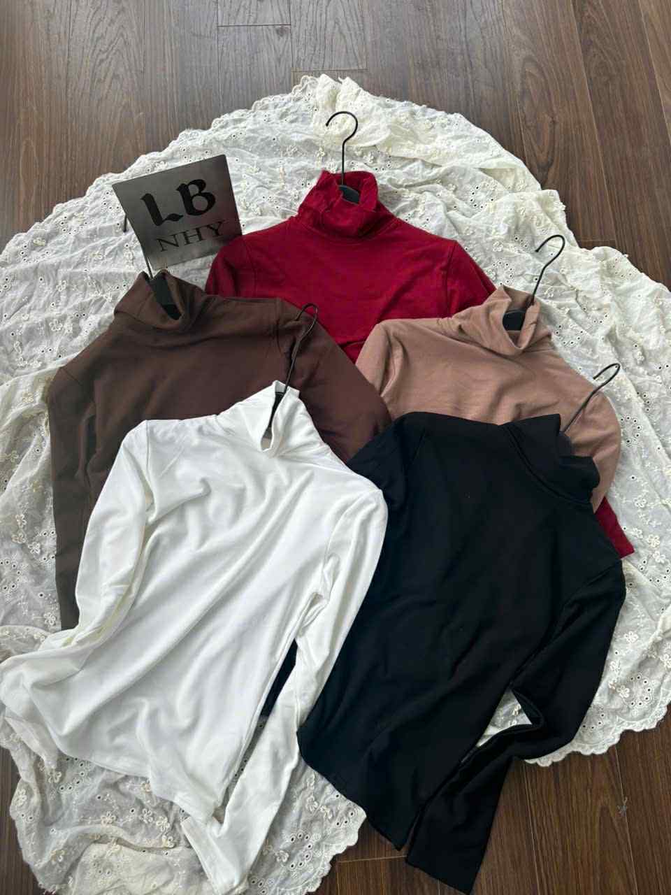  Áo cổ cao lót nỉ A51 