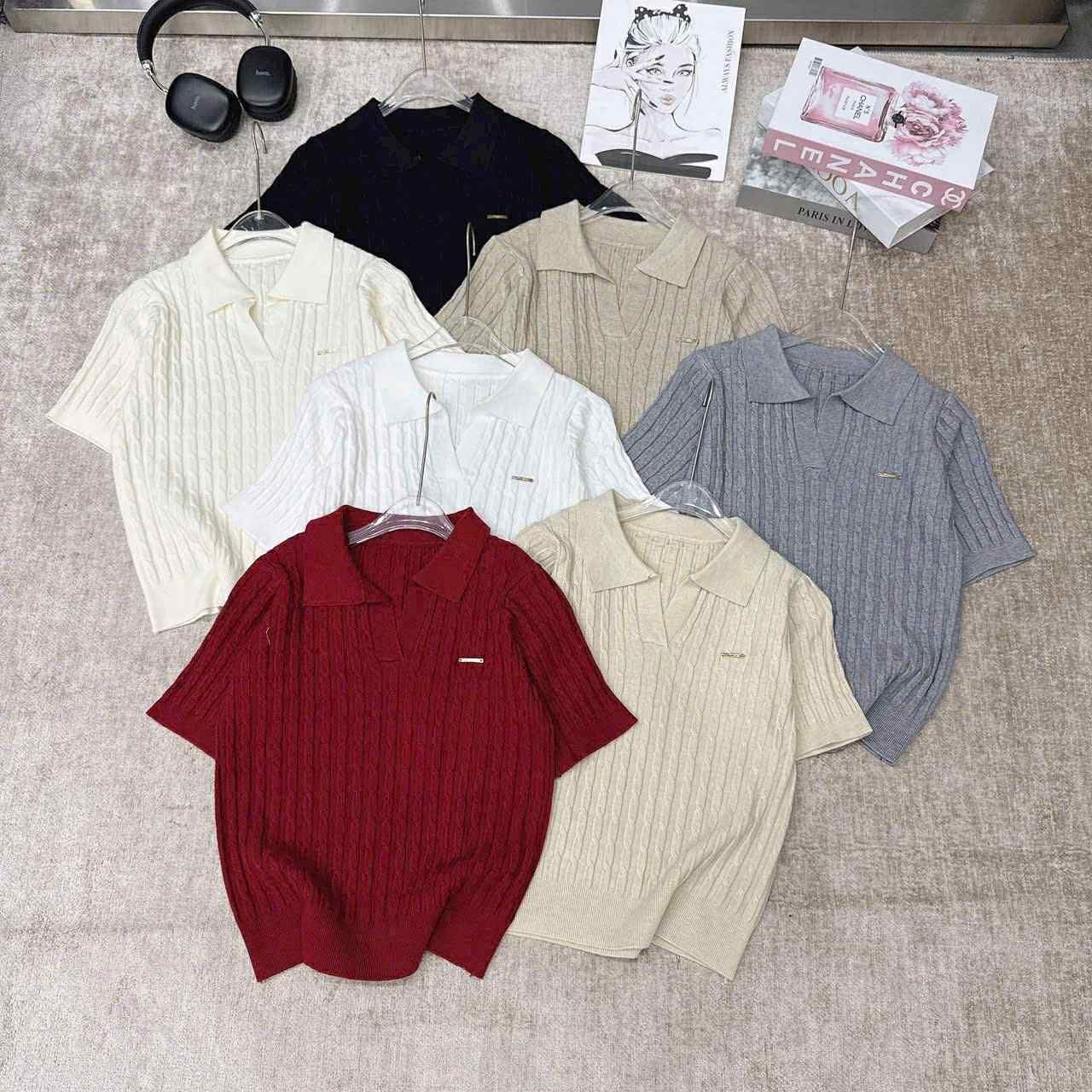  Len cổ bẻ tag A85 