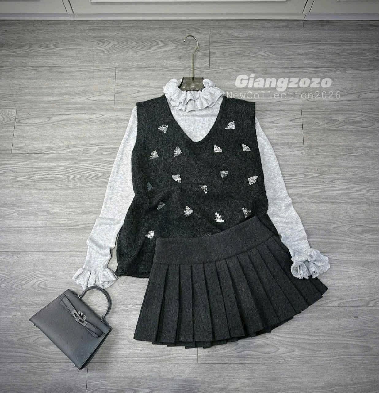  Set áo len + gile mới A46 