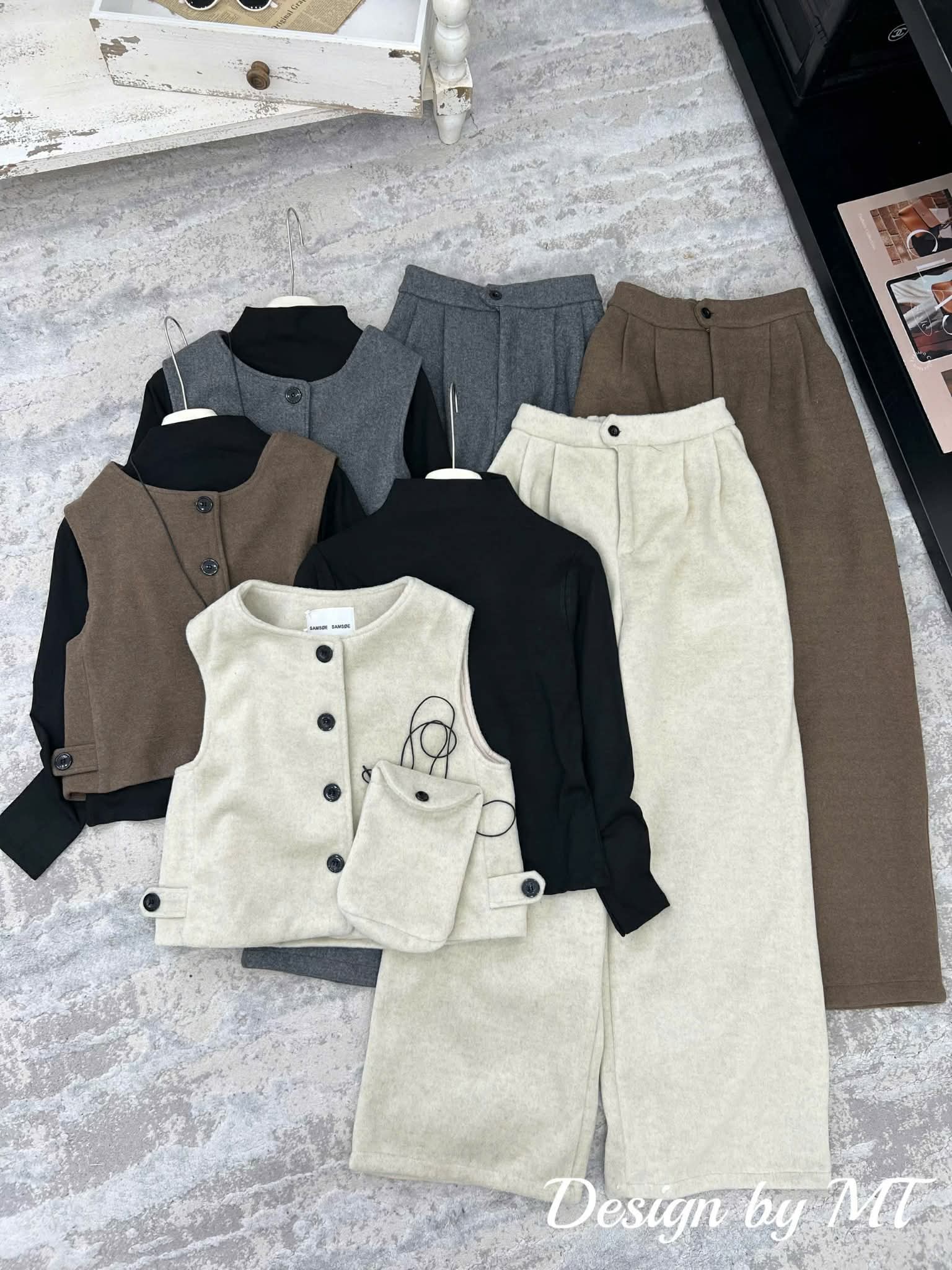  Set áo gile + áo giữ nhiệt + túi E112 