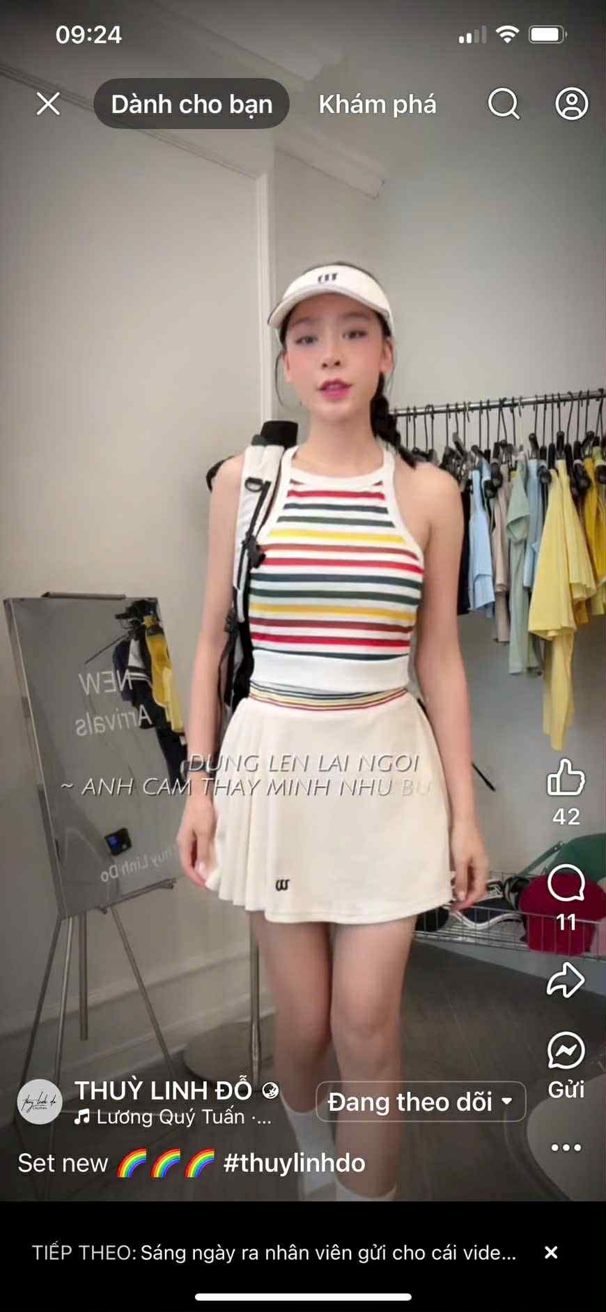  Set cầu vồng + chân váy B16 