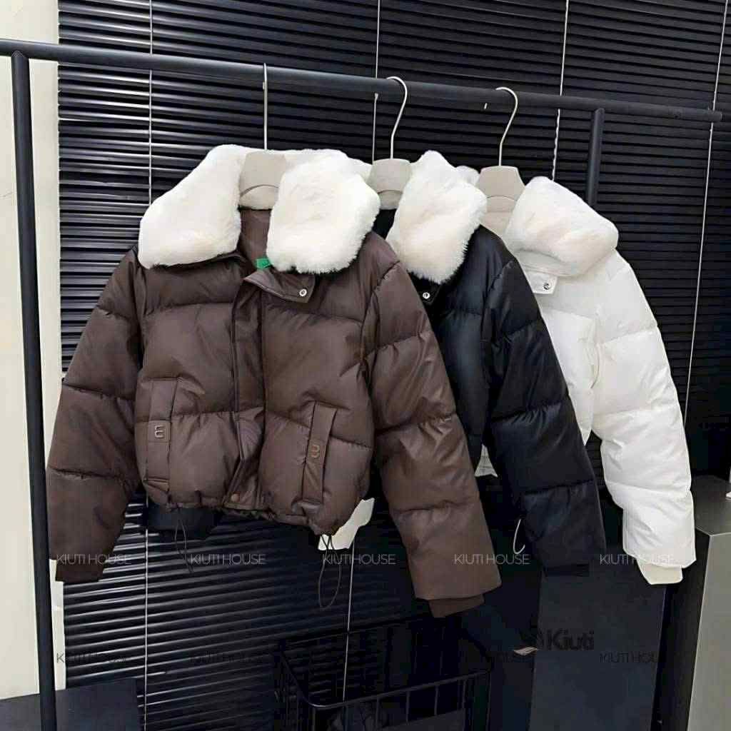  Phao túi M cổ lông A91 