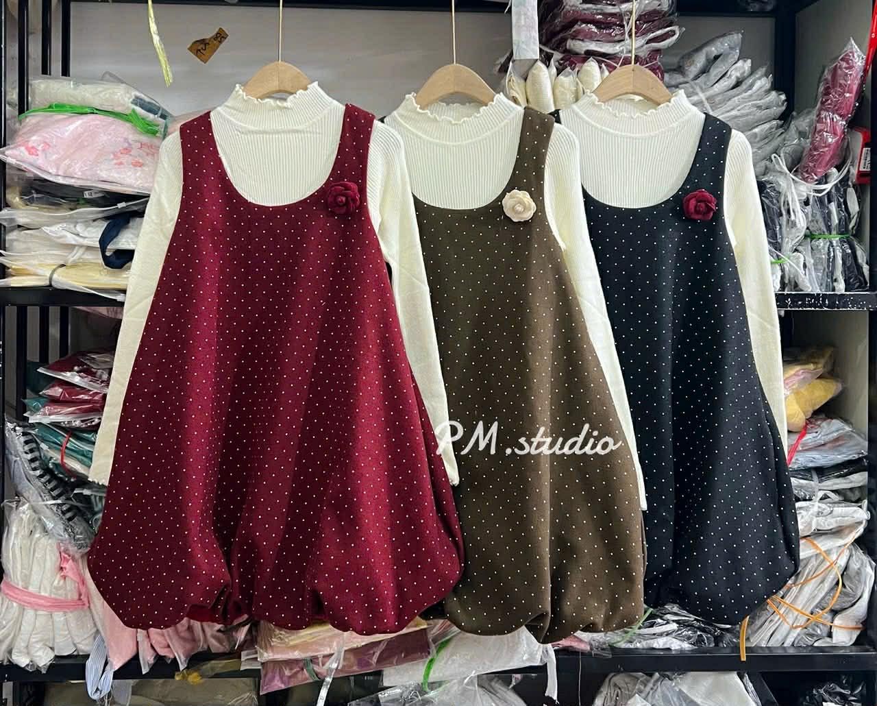  Set váy bí tag hoa V27 