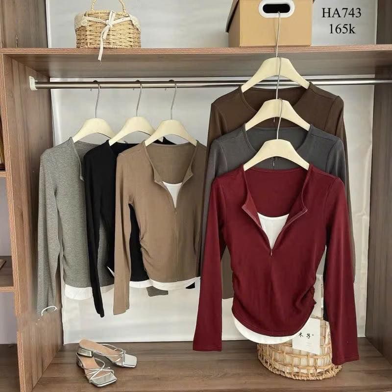  khóa trơn dài tay A17 