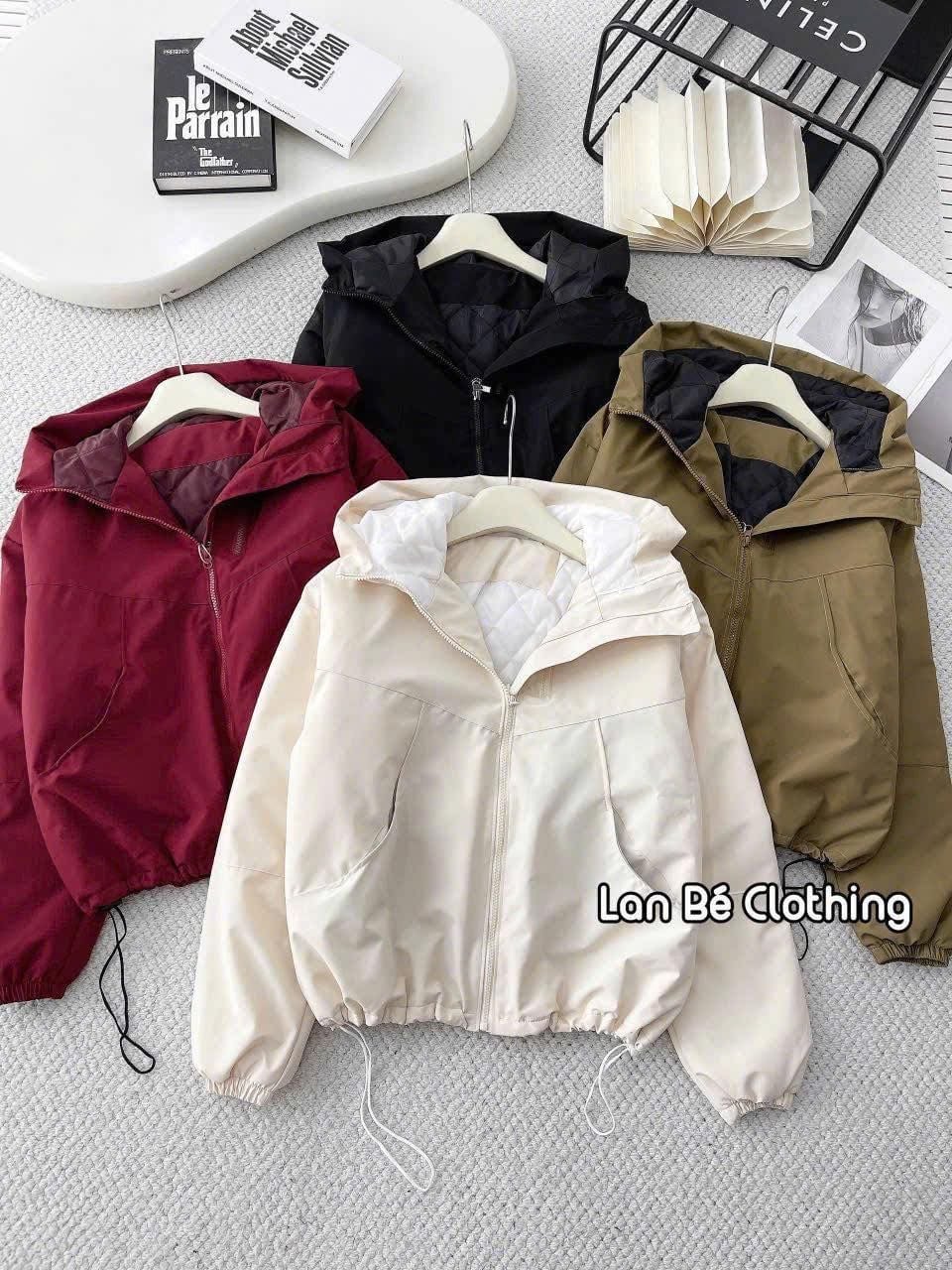  Áo gió trơn trần trám K65 