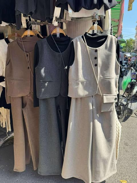  Set dạ 3 khuy xịn (CK CỌC) B51 