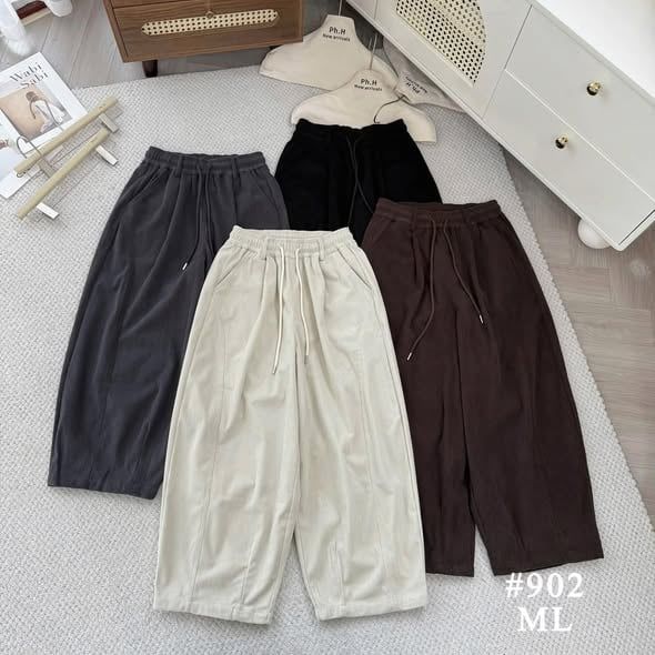  Quần baggy nhung tăm Q49 