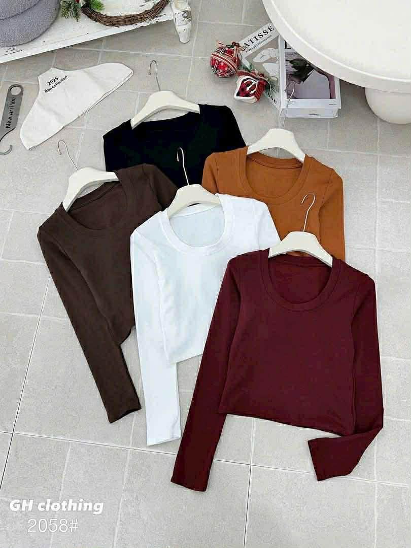  áo cổ vuông lót nỉ C240 