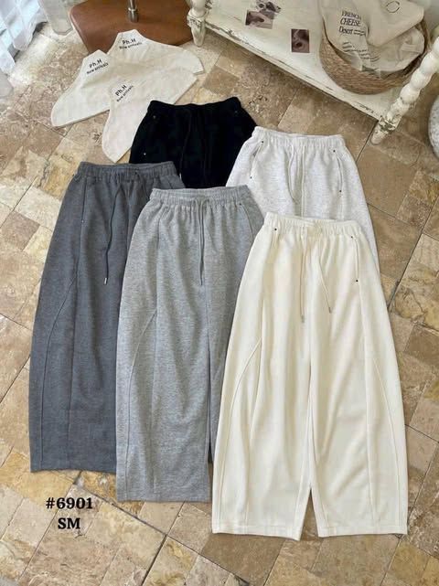  Quần nỉ túi khuy 6901 Q134 