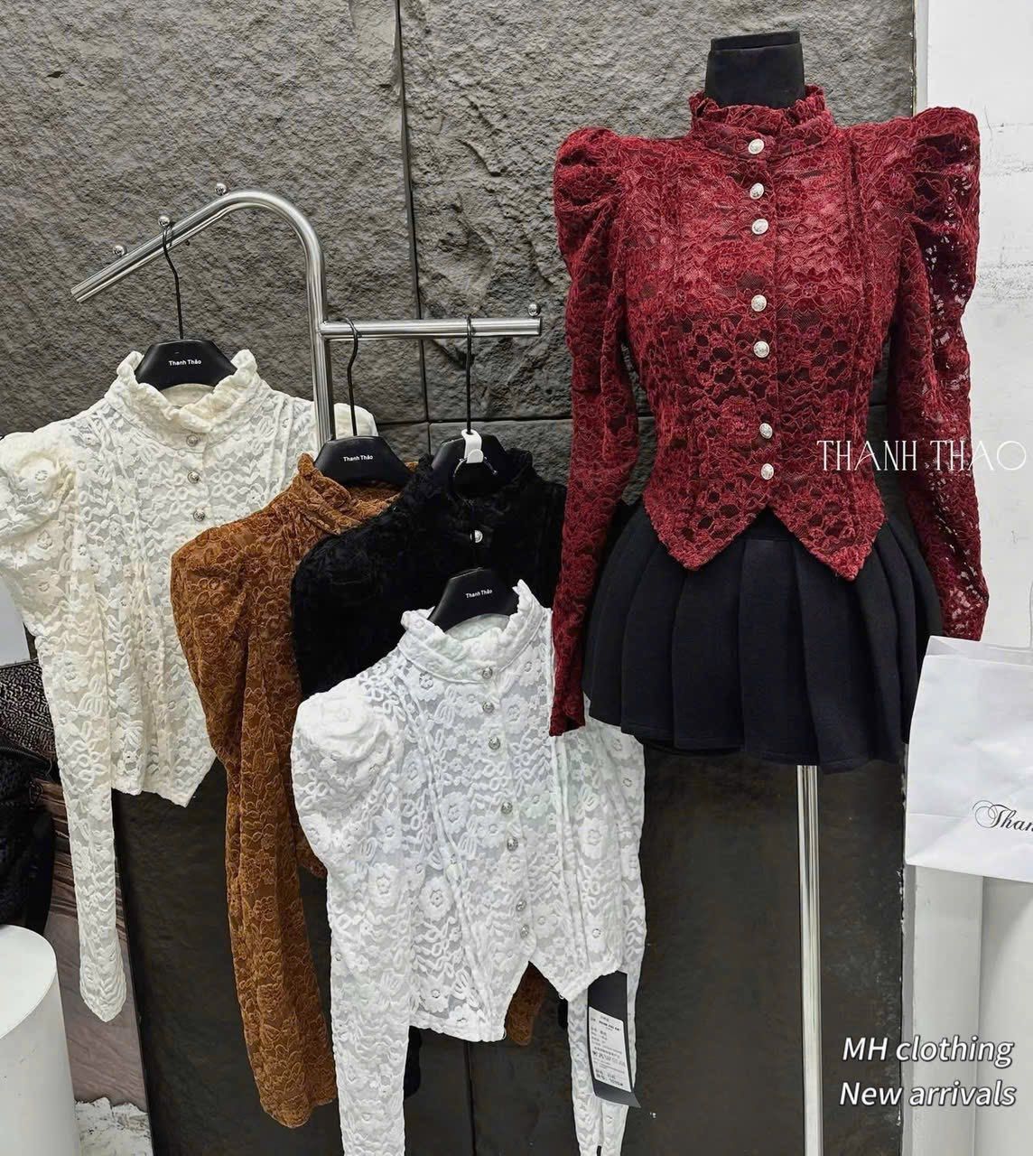  Áo ren tay bồng C286 