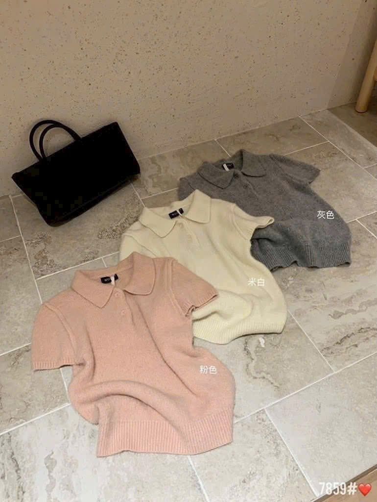  len cổ bẻ cộc tay  a40 