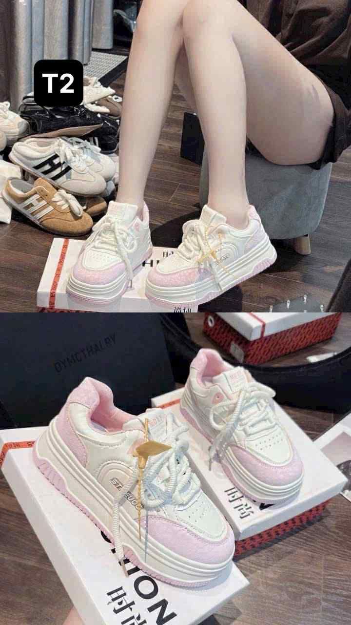  Giày trắng pha hồng ĐT G51 