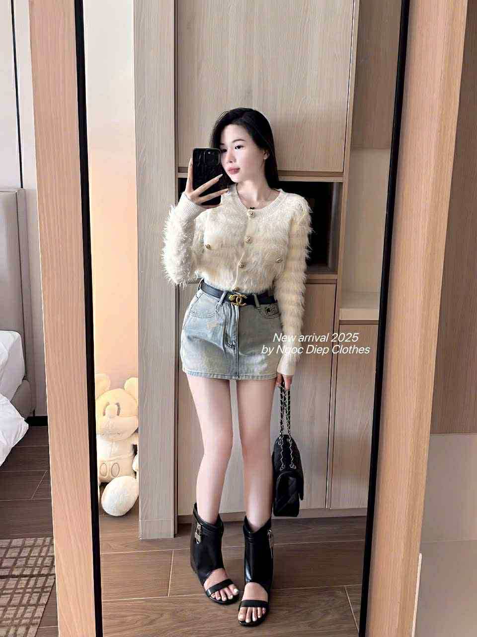  ÁO LEN LÔNG SANG CHẢNH A24 