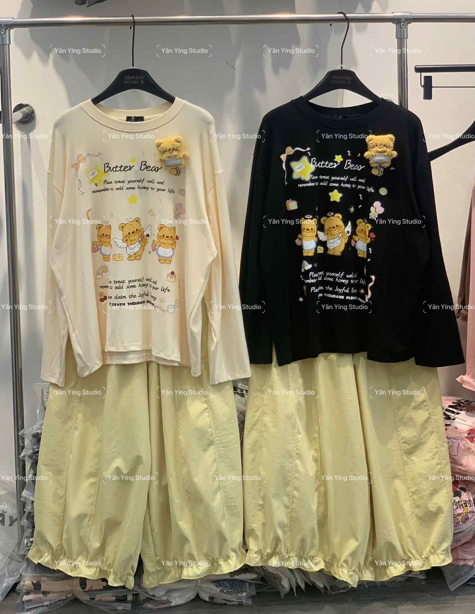  Bộ áo gấu + quần bèo B1 