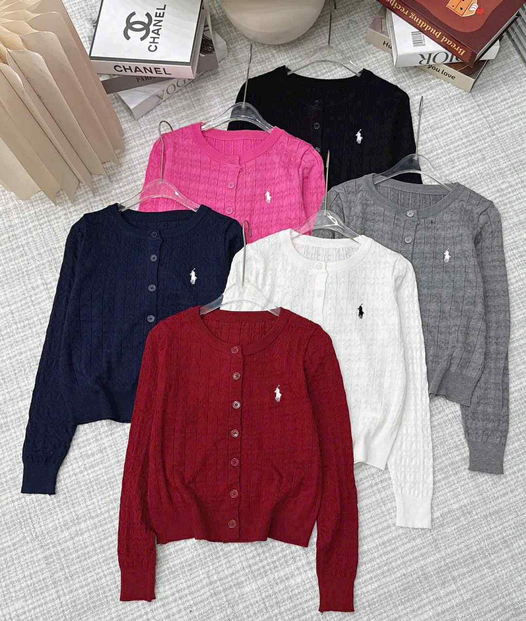  khoác len thừng ngựa dài tay C4 