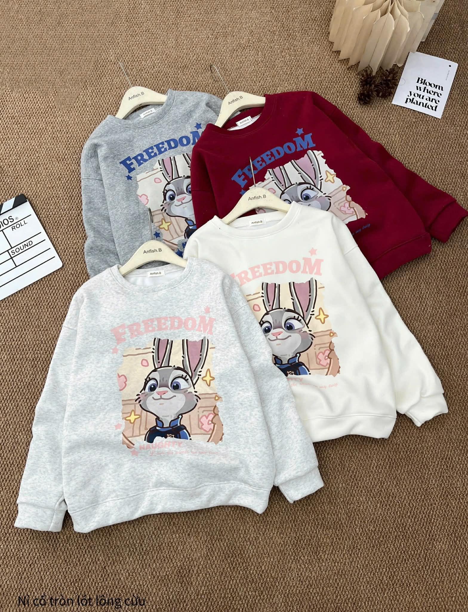  Áo nỉ thỏ tai dài C161 