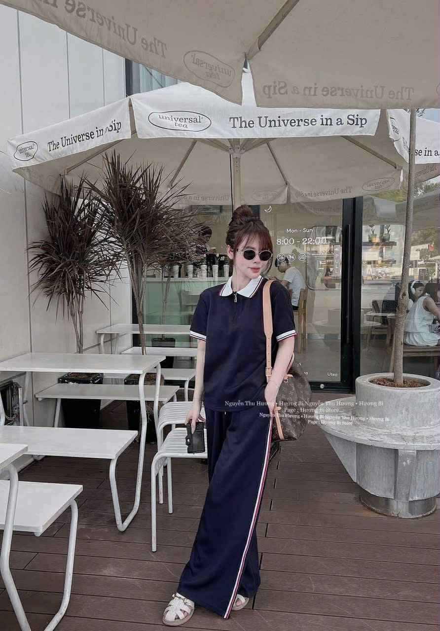  Bô cổ bẻ + quần dài B6 