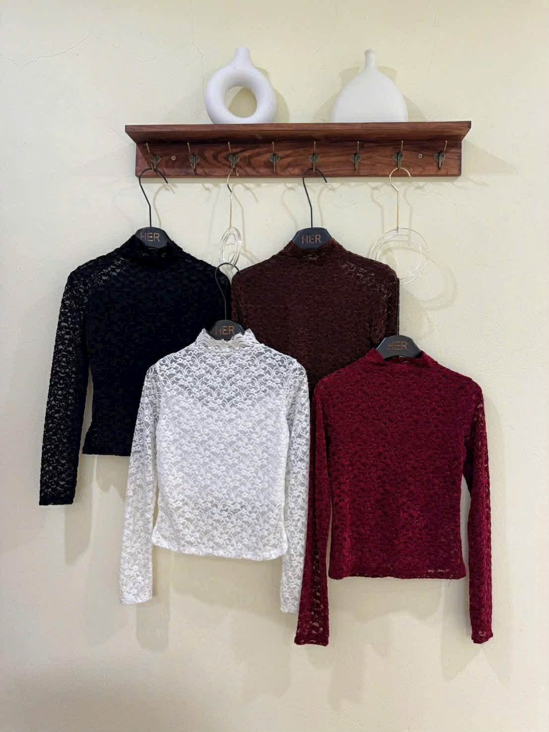  Áo ren hoa 2 lớp A41 