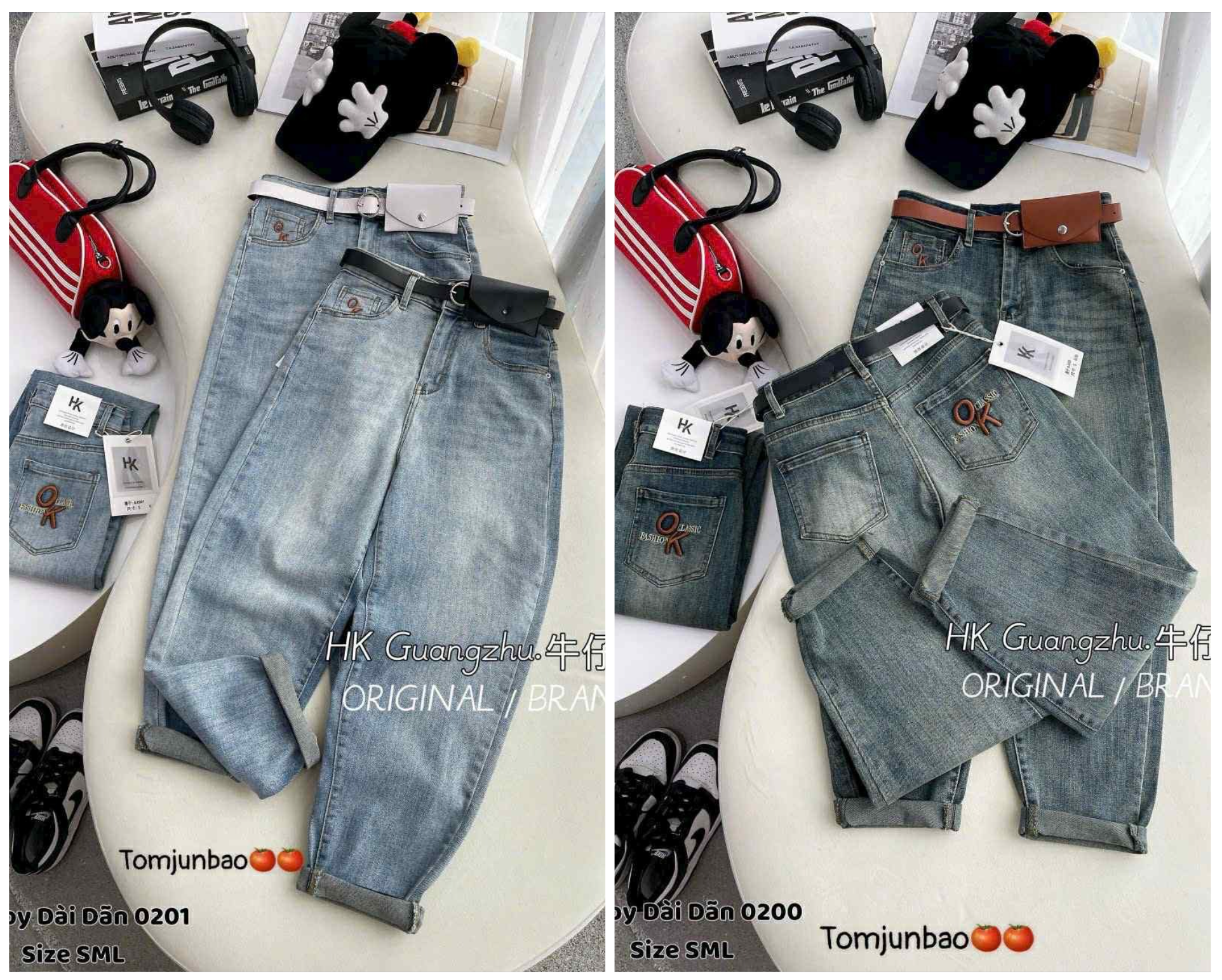  BAGGY CO DÃN CHỮ OK Q19 