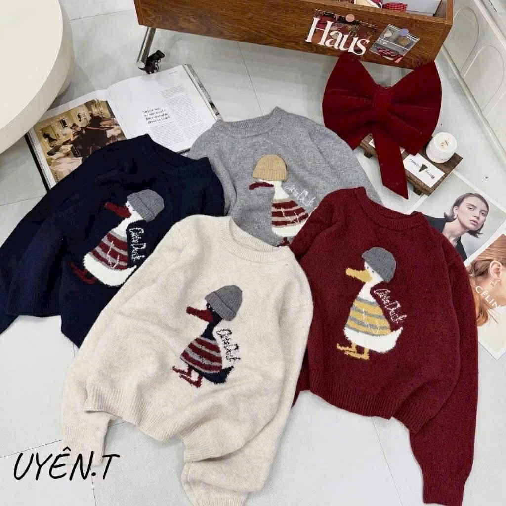  Len vịt đội mũ len C111 