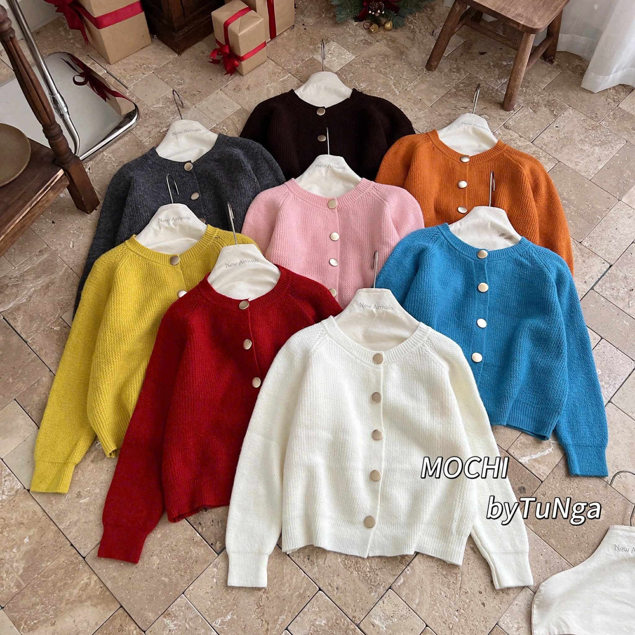  Áo len cúc to nhiều màu C67 