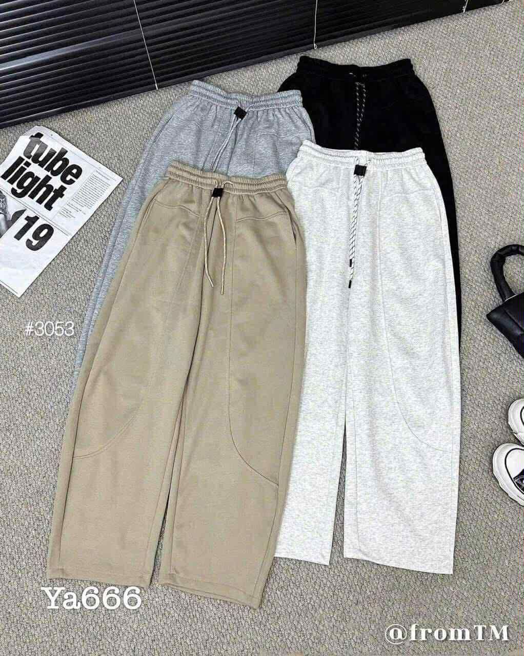  Quần nỉ phối dây Q65 