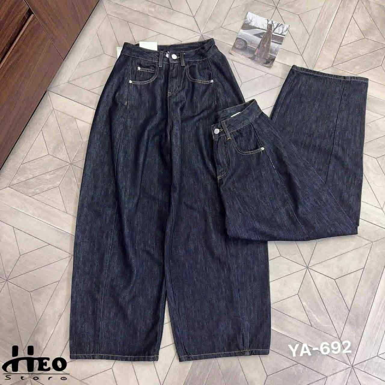  Quần baggy than rộng 692 Q85 