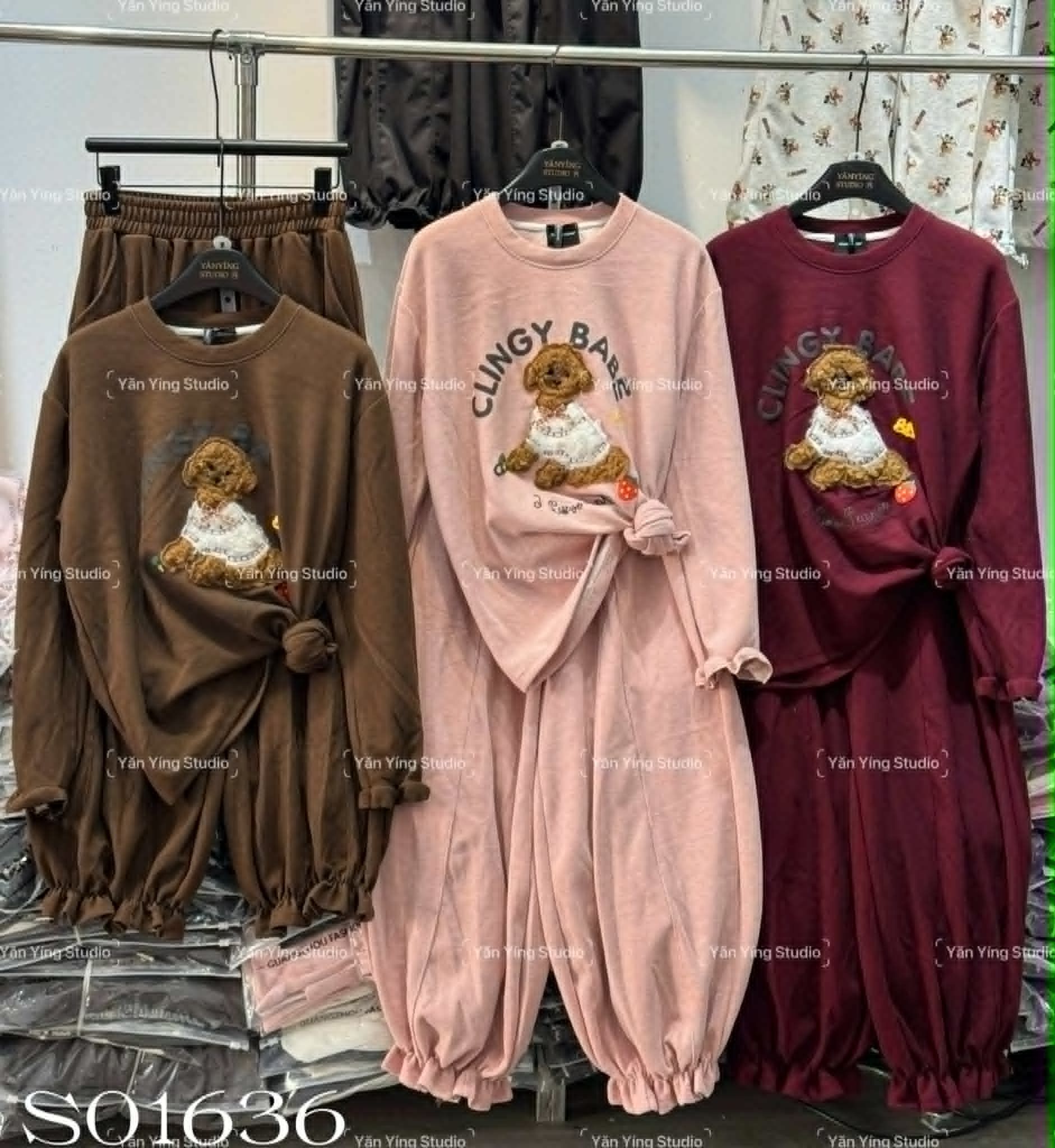  Bộ chó xù quần bèo B17 