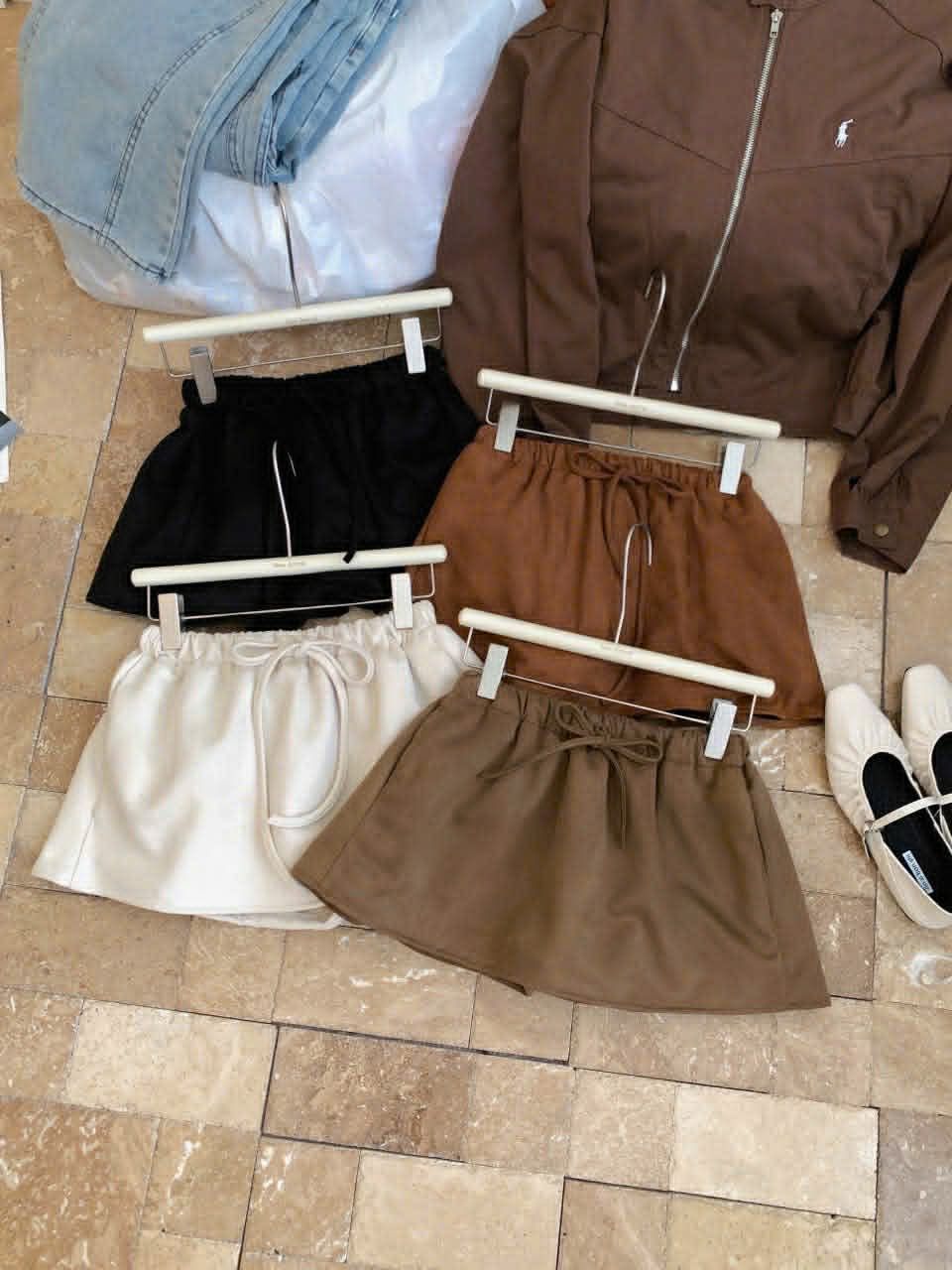  Chân váy da lộn CV20 