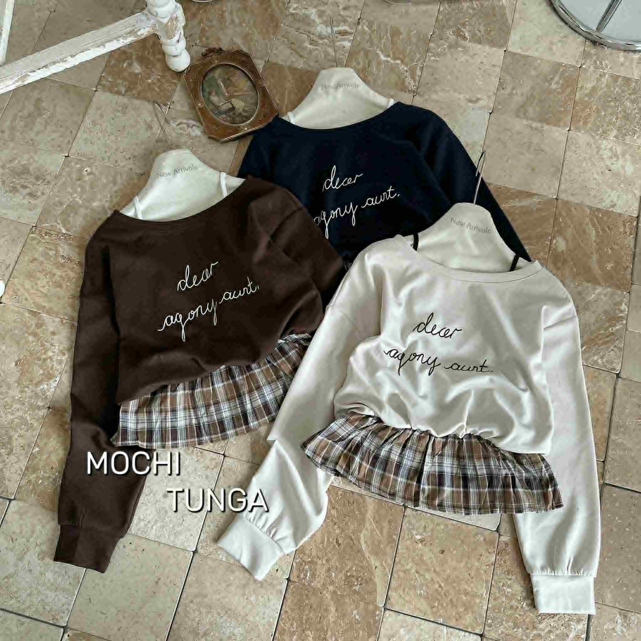  Áo chữ bèo kẻ H40 