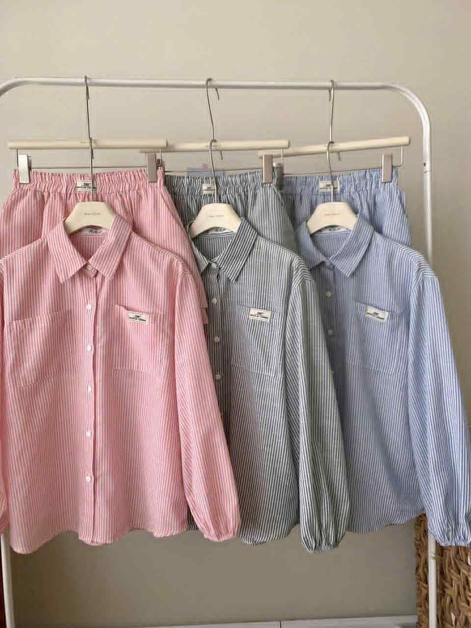  Set sơ mi kẻ + soc X9 