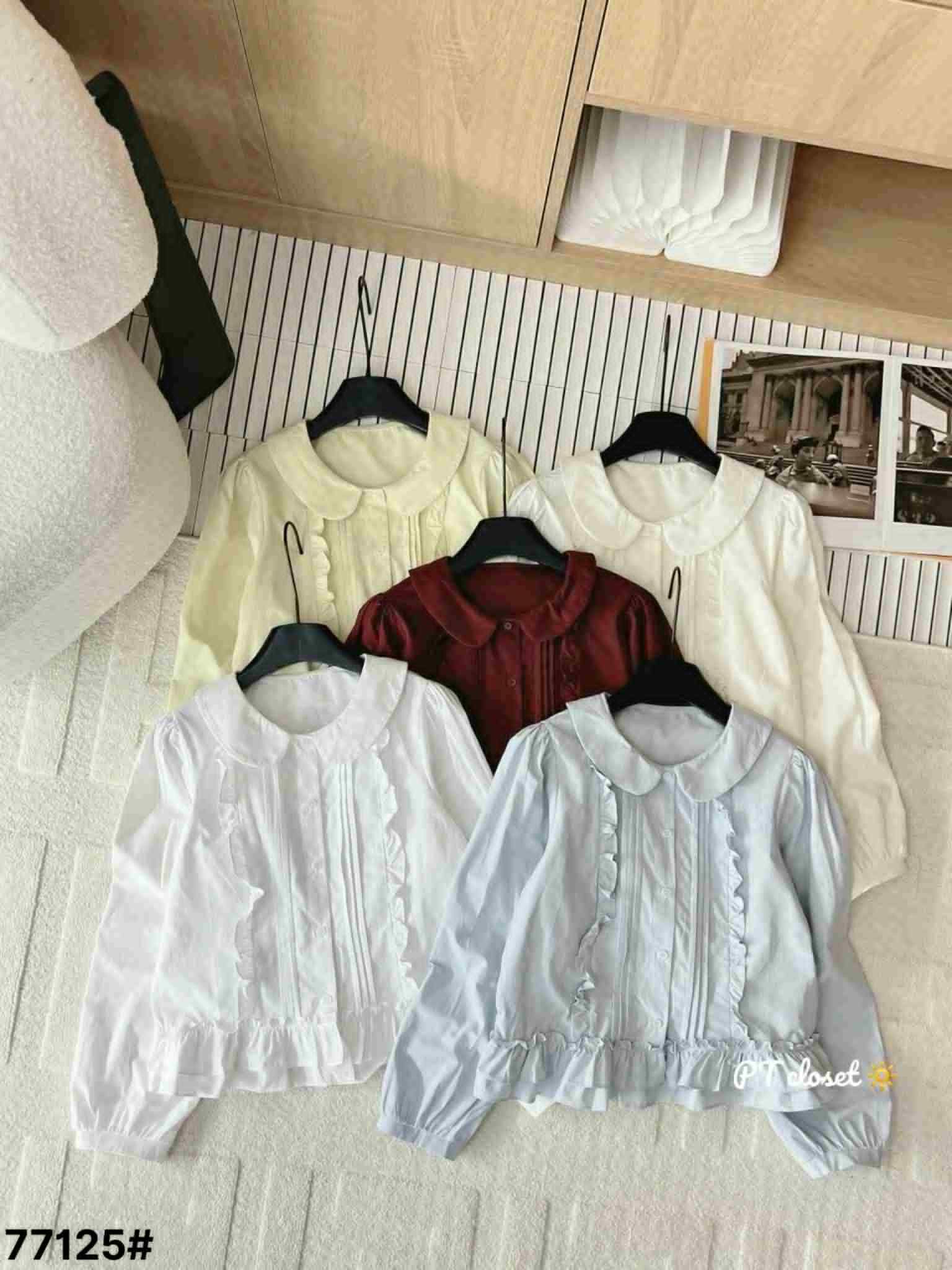  Sơ mi bèo cổ sen C28 