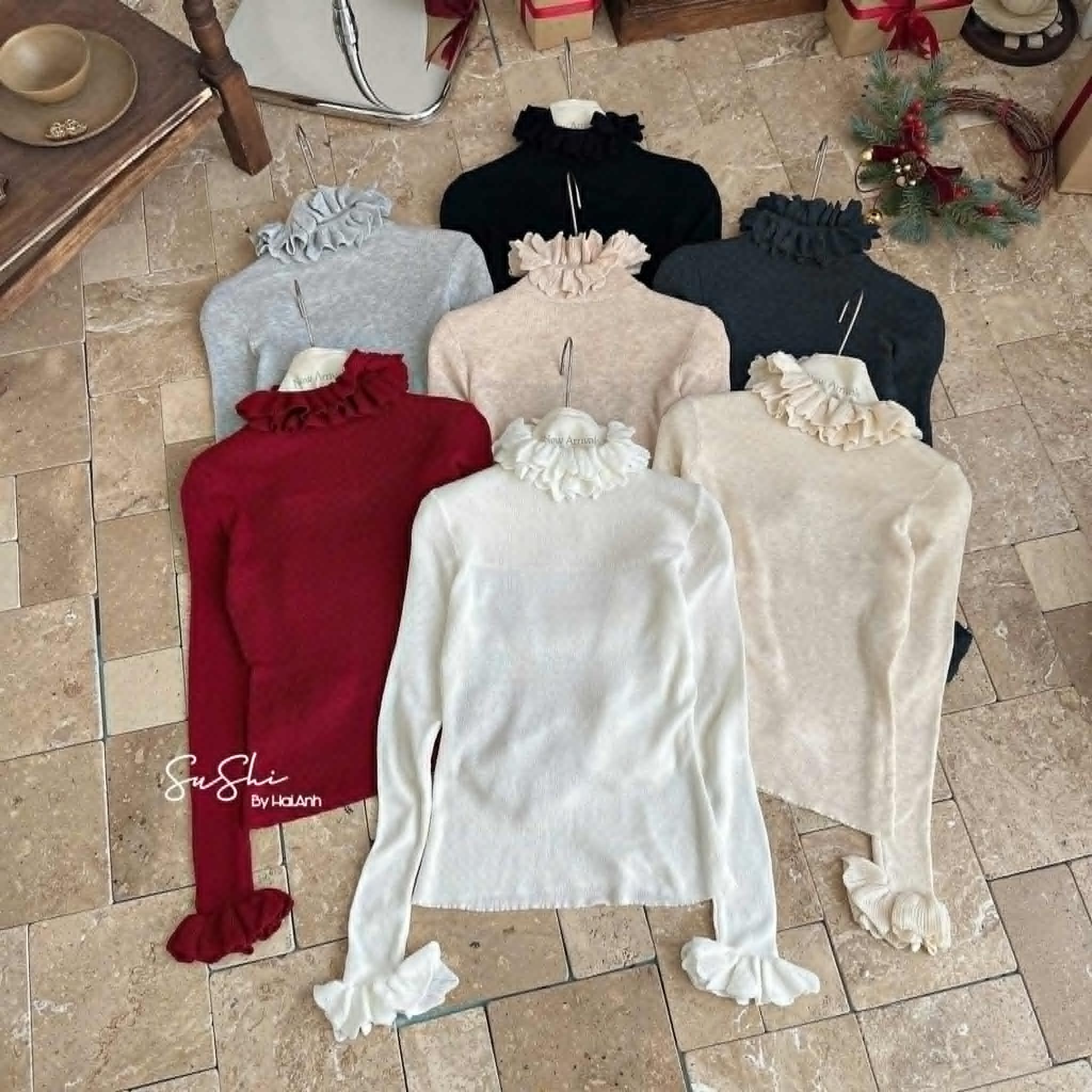  Len cổ bèo mới C43 