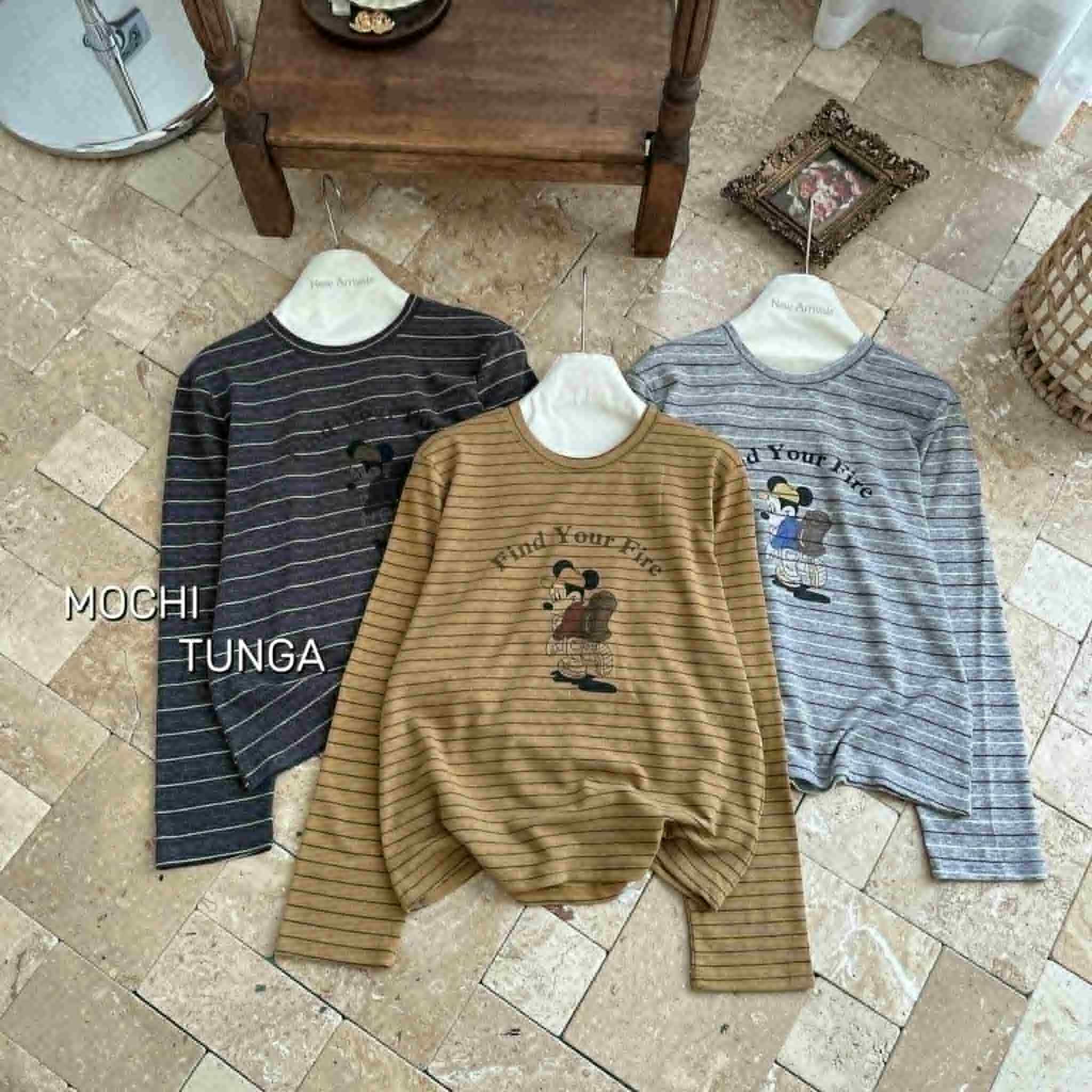  Áo mic kẻ dài tay H47 