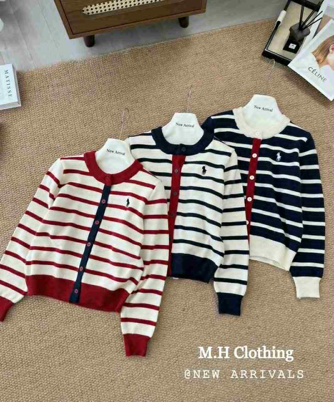  Len ngựa kẻ dài tay C81 