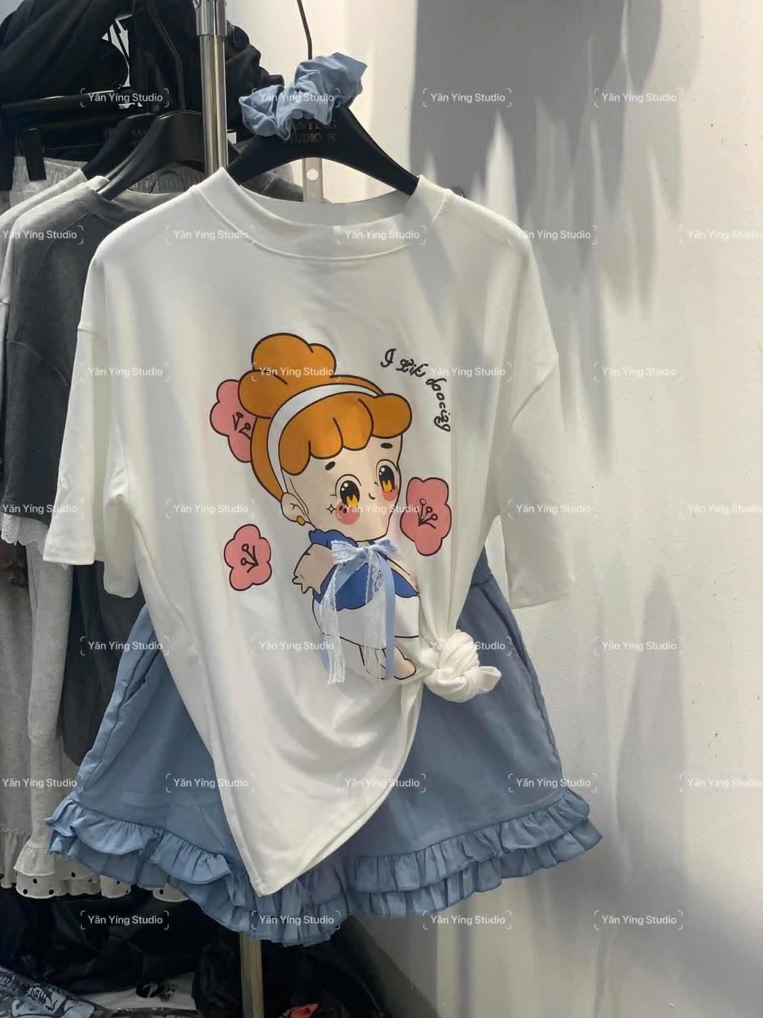  Bộ bé tóc cam quần bèo U11 