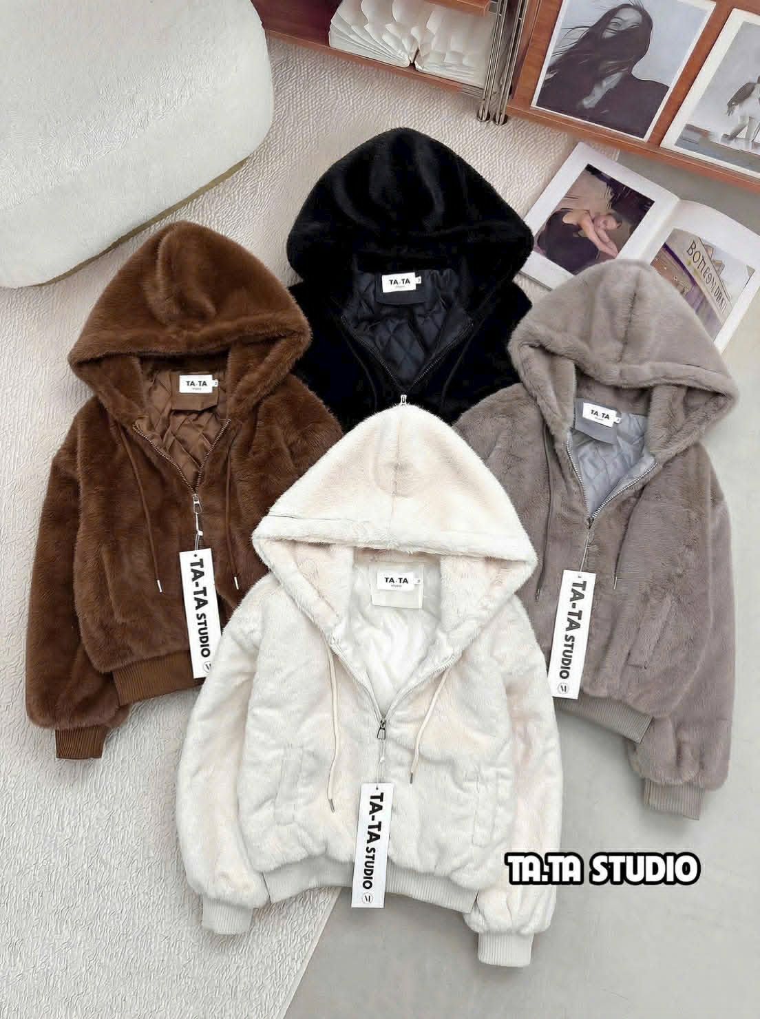  Áo lông trơn mũ T- A C232 