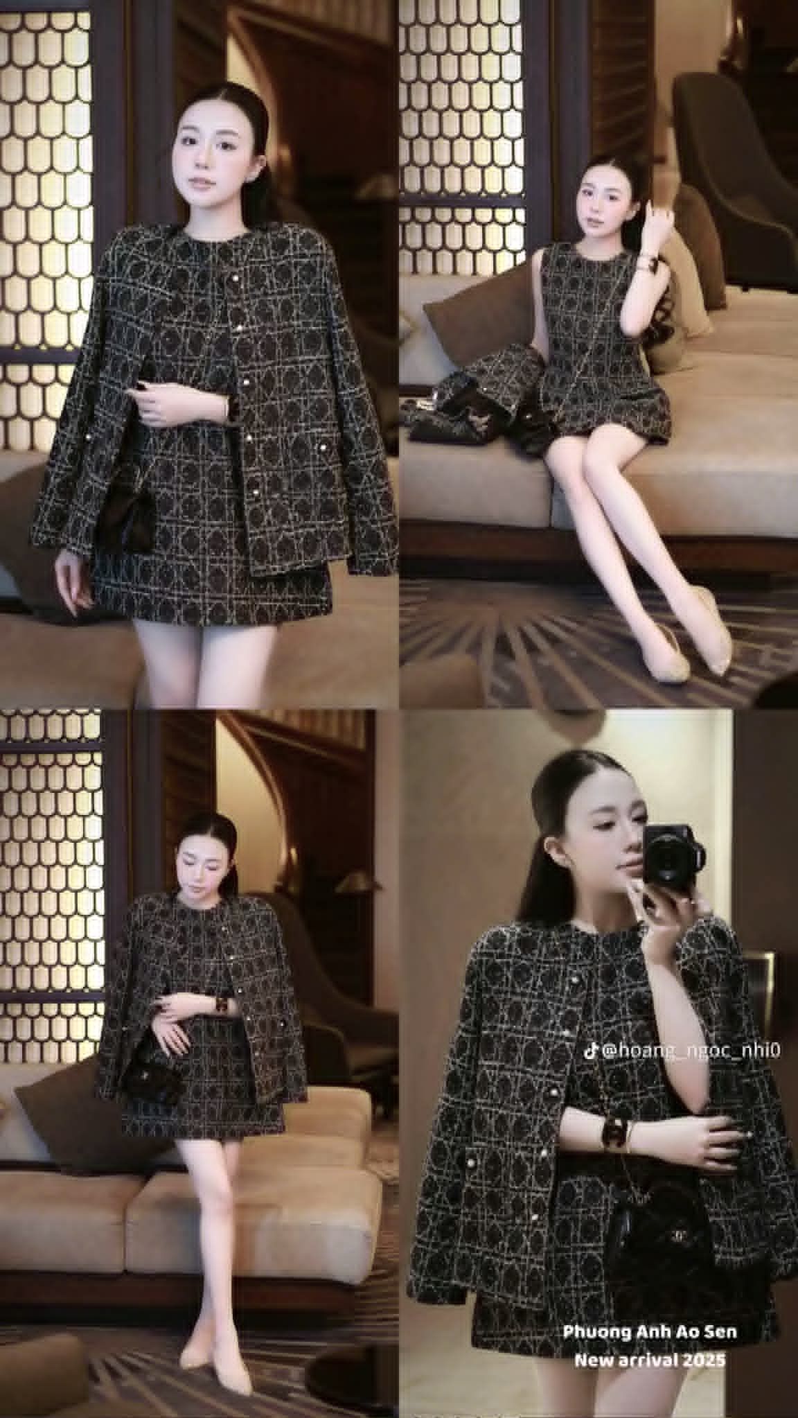  Set dạ kẻ (CK CỌC) B55 