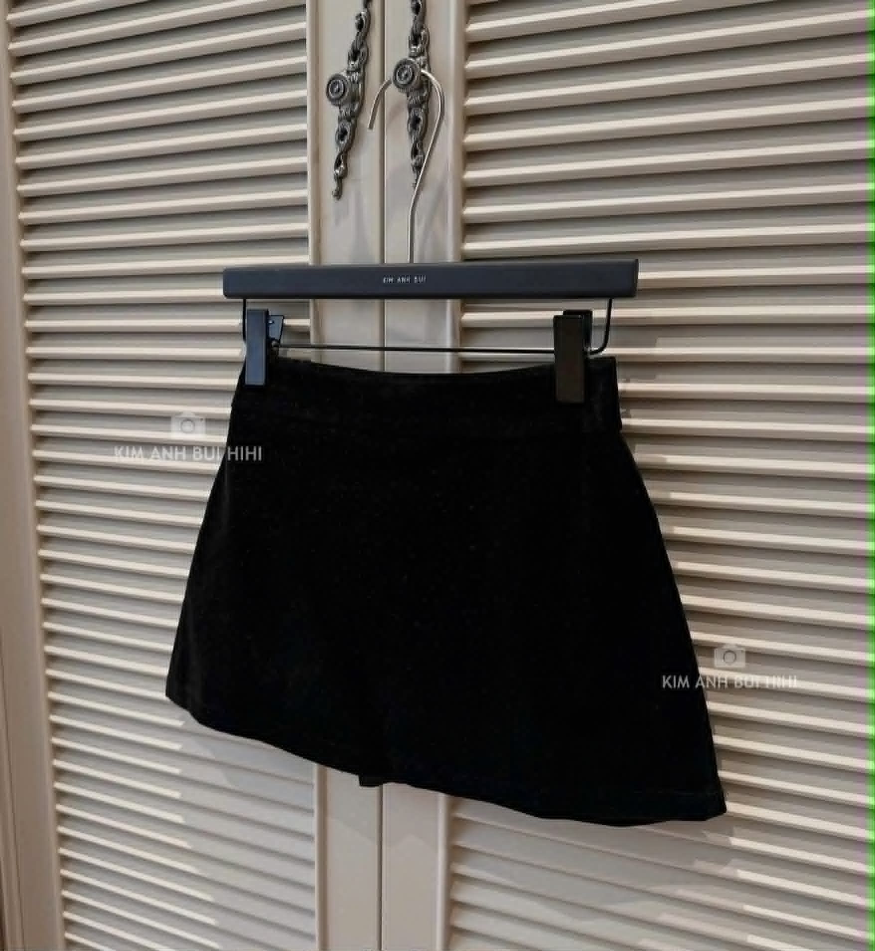  Chân váy nhung A CV31 