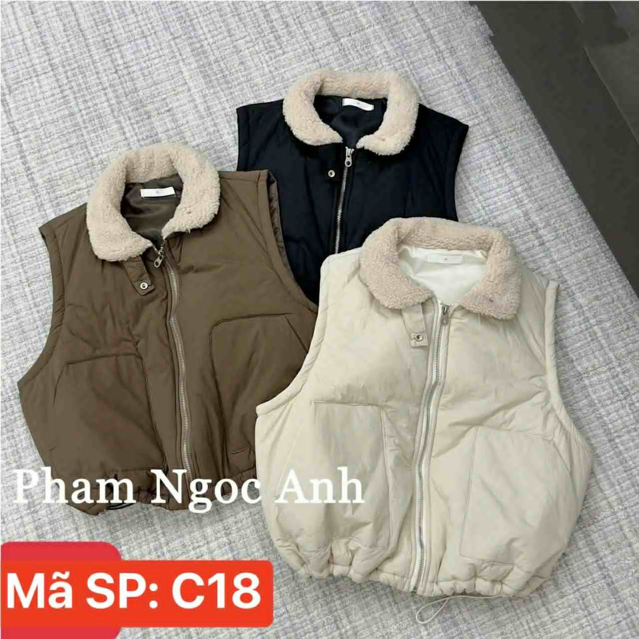  Gile phao cổ lông mới C18 