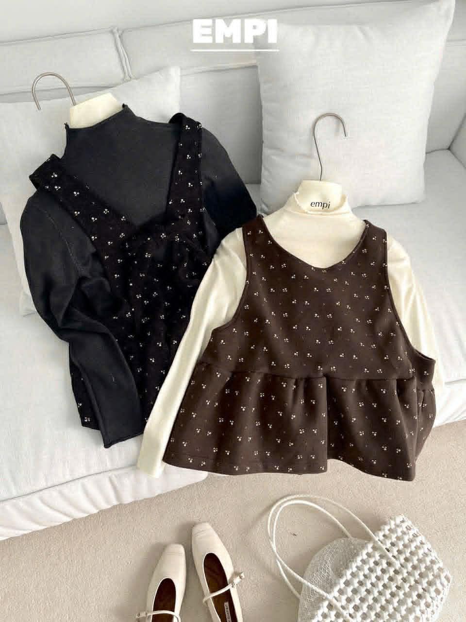  Set gile dạ hoa nhí A6 