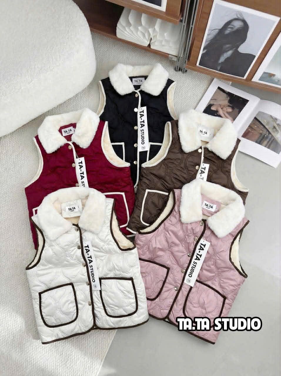  Gile phối viền cổ lông E119 