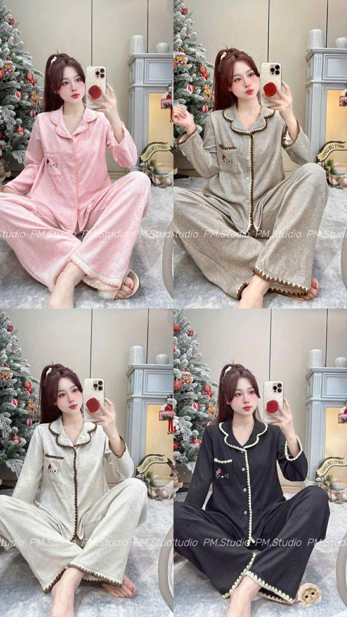  Bộ len thỏ pizama B106 