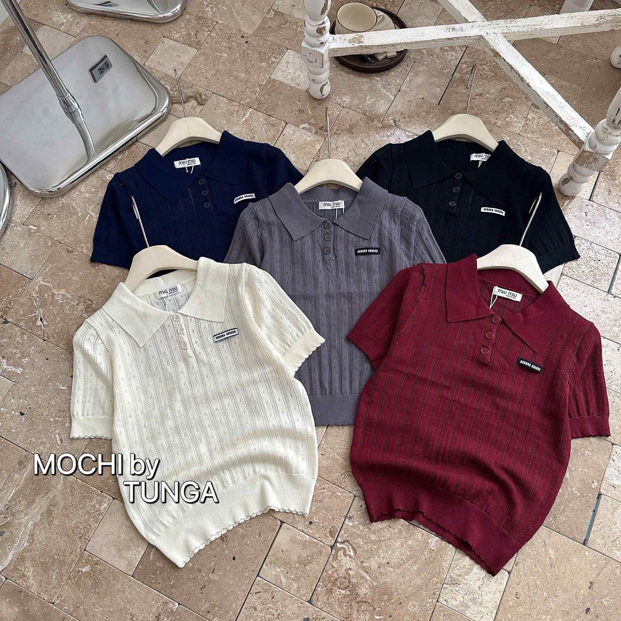  Len miu xinh cổ bẻ H72 