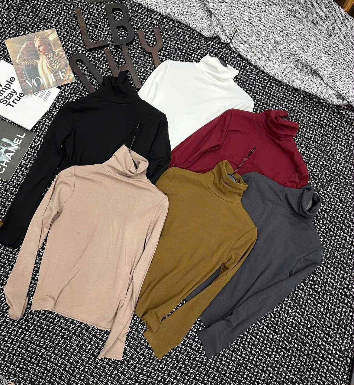  Áo cổ cao lót nỉ A16 